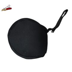 Dogtech 18 cm-es francia labda füllel - fekete (kocka)