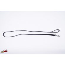 Dogtech Extra Bőrpóráz 200 cm füllel / normál karabínerrel
