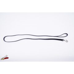   Dogtech Extra Bőrpóráz 200 cm füllel / normál karabínerrel