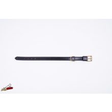2,5 cm x 50 cm szimpla bőr nyakörv rézzel