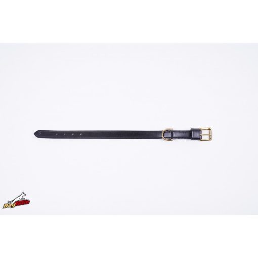 szimpla bőr 25 mm x 500 mm nyakörv, rézzel