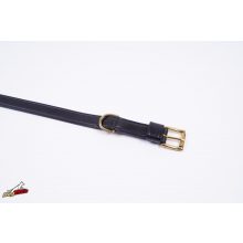 2,5 cm x 50 cm szimpla bőr nyakörv rézzel
