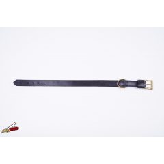 szimpla bőr 25 mm x 600 mm nyakörv, rézzel