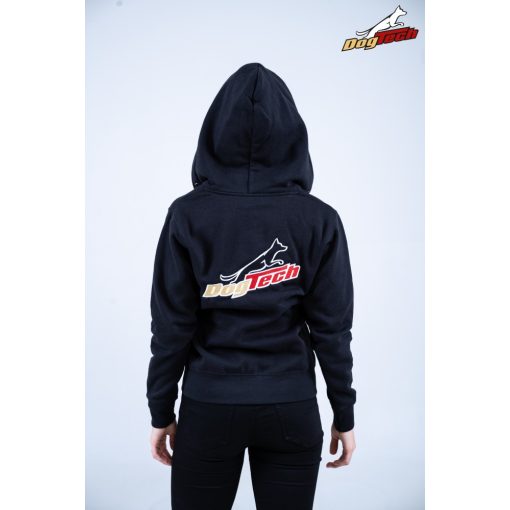 Dogtech Fekete Női cipzáros Pulóver 