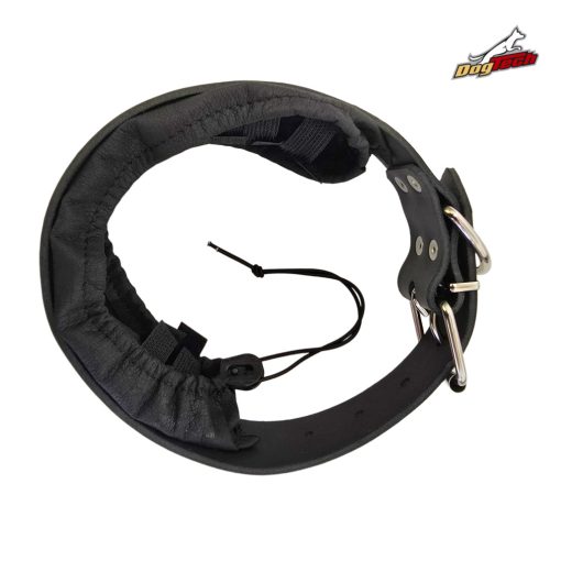 Kiképző nyakörv takaró bőrből - 80 cm