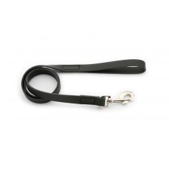 Dogtech Fekete bőrpóráz 10 mm X 1300 mm