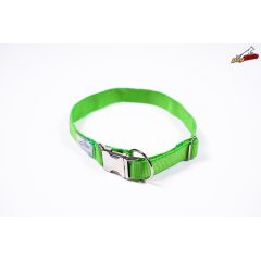 Dogtech fém csatos nyakörv - ZÖLD