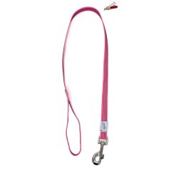 Dogtech 90 cm füles gumis póráz - RÓZSASZÍN