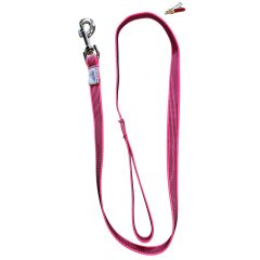 Dogtech 120 cm füles gumis póráz -  RÓZSASZÍN