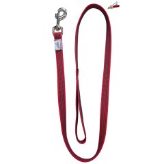 Dogtech 120 cm füles gumis póráz -  PIROS