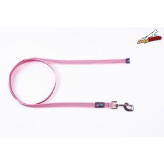 Dogtech 150 cm fül nélküli gumis póráz - RÓZSASZÍN