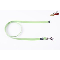 Dogtech 200 cm fül nélküli gumis póráz -  ZÖLD